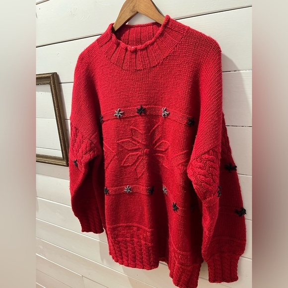 📍 VINTAGE ESPRIT SPORT 💯 wool knit sweater size XXL oversized ⚠️ - Picture 10 of 10